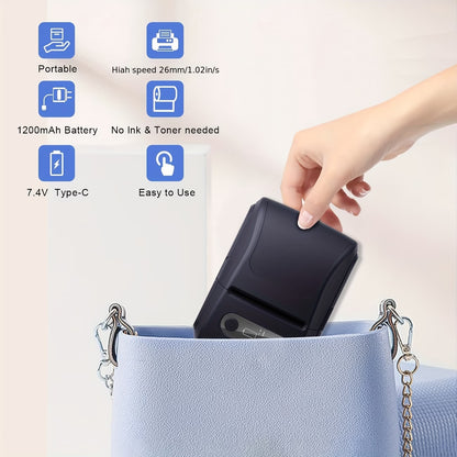 Nano Aura Portable Thermal Bluetooth Label Printer
