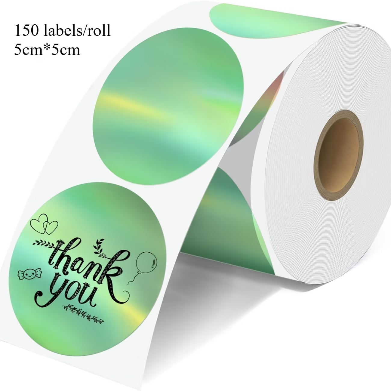 Colour Round Thermal Label