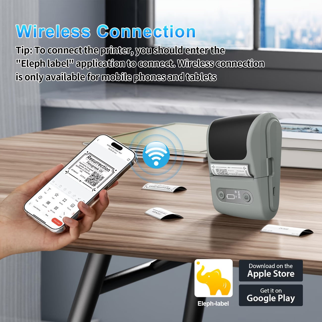 Nano Aura Portable Thermal Bluetooth Label Printer